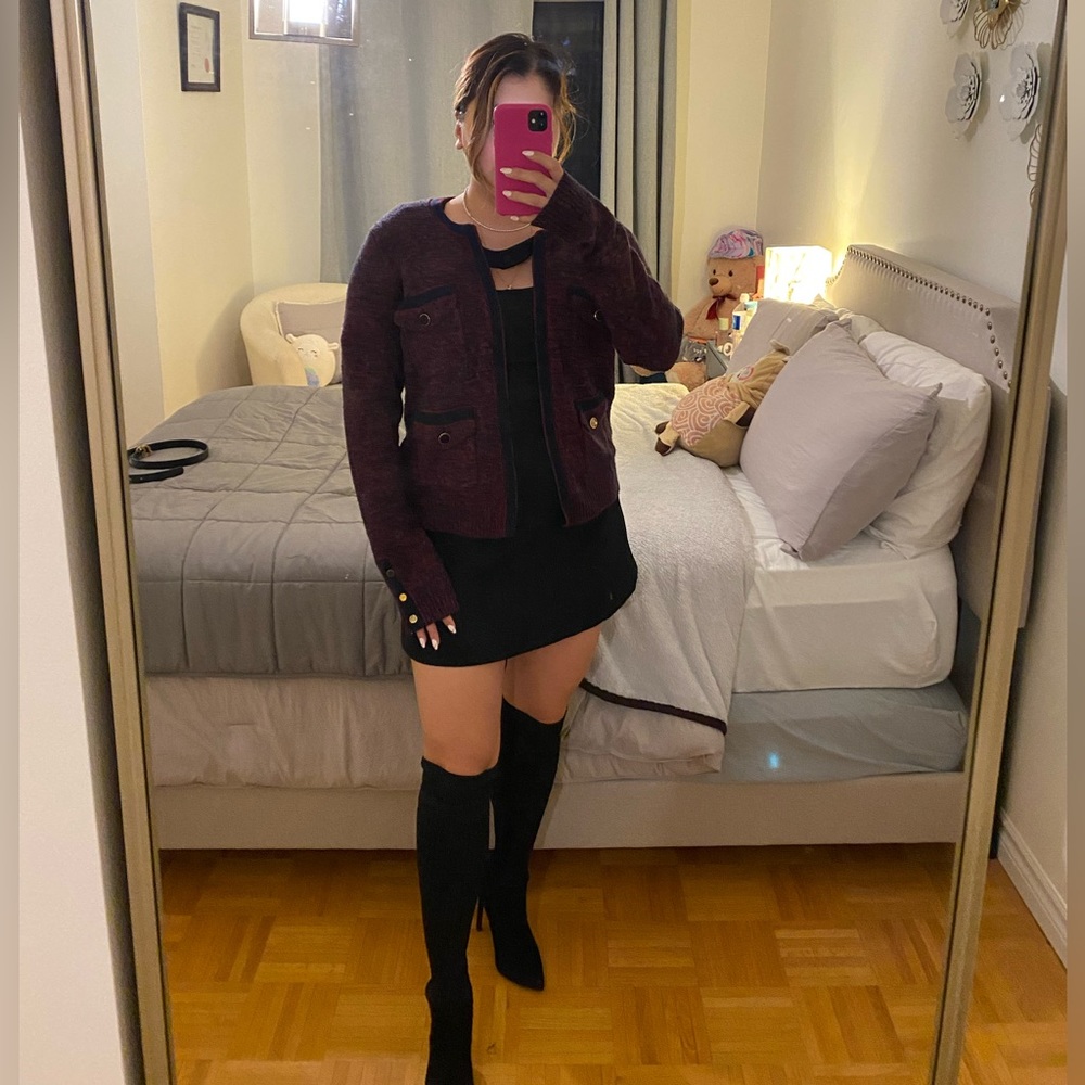 Club Monaco | Knit open cardigan